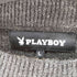 プレイボーイ PLAYBOY ワンポイントロゴ刺繍ニットセーター メンズ import:L