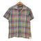 ポロバイラルフローレン Polo by RALPH LAUREN マドラスチェック柄 開襟 半袖シャツ メンズ import:M