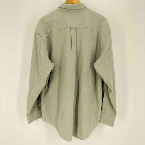 ギャップ Gap 90S オールド デカタグ ダブル ワークポケット L/S シャツ メンズ import:L