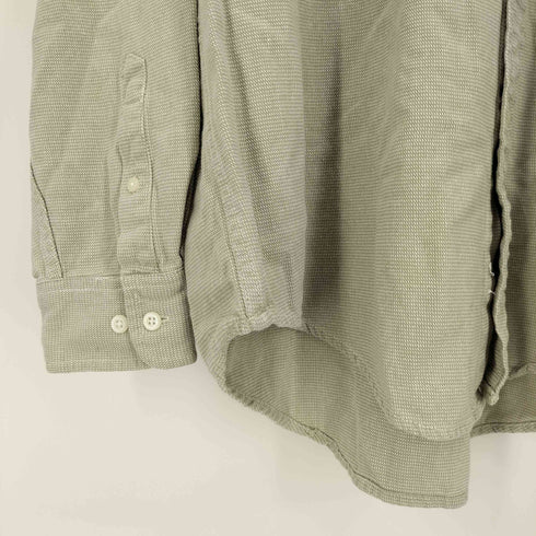 ギャップ Gap 90S オールド デカタグ ダブル ワークポケット L/S シャツ メンズ import:L