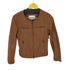 ビューティーアンドユースユナイテッドアローズ BEAUTY & YOUTH UNITED ARROWS ノーカラーレザージャケット 羊革 ダブルジップ レディース import:M