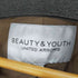 ビューティーアンドユースユナイテッドアローズ BEAUTY & YOUTH UNITED ARROWS ノーカラーレザージャケット 羊革 ダブルジップ レディース import:M