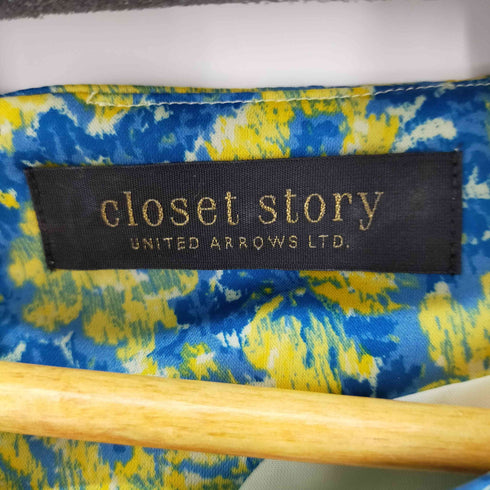 クローゼットストーリー closet story フラワー 総柄ワンピース チュニック レディース ONE SIZE