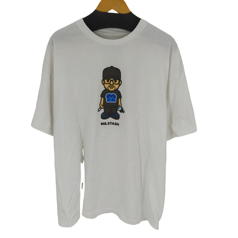 サブウェア SUBWARE MANKEY MR STASH キャラクターS/S TEE グラフィティ バックプリント マイロ メンズ XXL