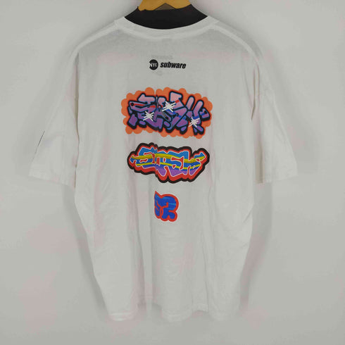 サブウェア SUBWARE MANKEY MR STASH キャラクターS/S TEE グラフィティ バックプリント マイロ メンズ XXL