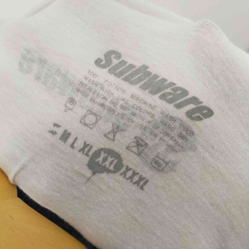 サブウェア SUBWARE MANKEY MR STASH キャラクターS/S TEE グラフィティ バックプリント マイロ メンズ XXL