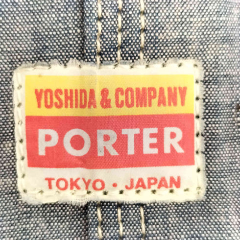 ポーター PORTER 70周年記念モデル ダンガリー リバーシブル トート バッグ レディース