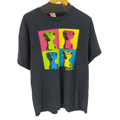 ギルダン GILDAN 00S アートプリント S/S TEE GEICO トカゲ 企業 メンズ import:XL