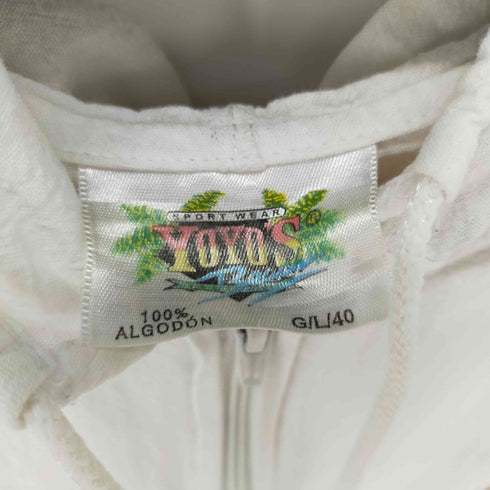 YOYOS ビーチ メキシカンパーカー イルカプリント EUROジップ メンズ import:L