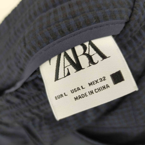ザラ ZARA シアサッカーイージーパンツ テーパード メンズ JPN:L