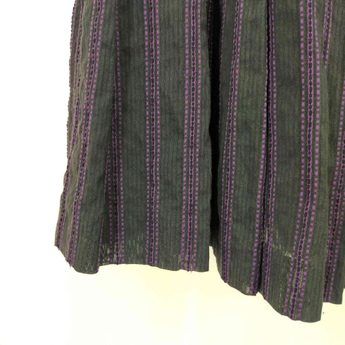 ランバンコレクション LANVIN COLLECTION ストライプ ミディアムスカート レディース EUR:38