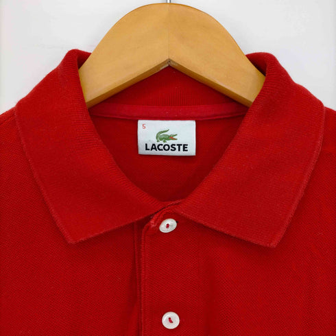 ラコステ LACOSTE 日本製 鹿の子 半袖ポロシャツ メンズ 5