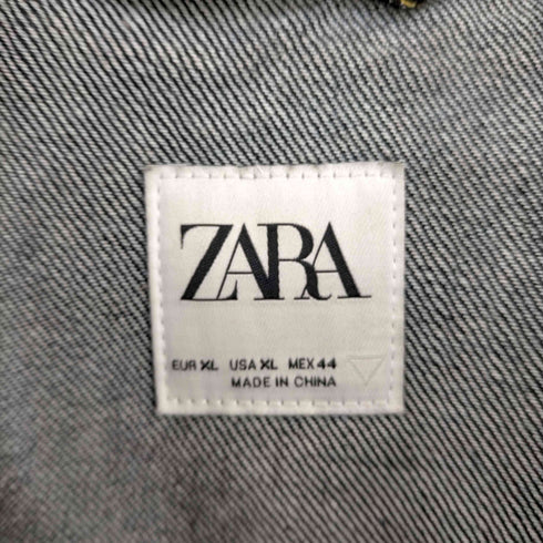 ザラ ZARA ポケット デニムシャツジャケット メンズ JPN:XL