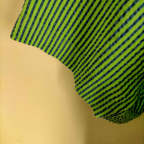 ヴァンヒューゼン VANHEUSEN 90s-00s シアサッカーストライプコットンシャツ メンズ JPN:L