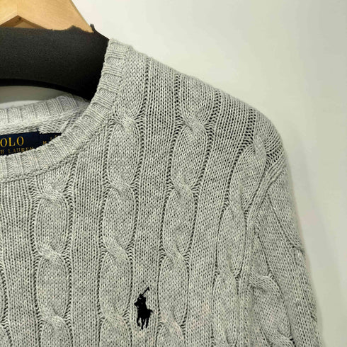ポロラルフローレン POLO RALPH LAUREN スモールポニー刺繍 ケーブルニット メンズ import:M