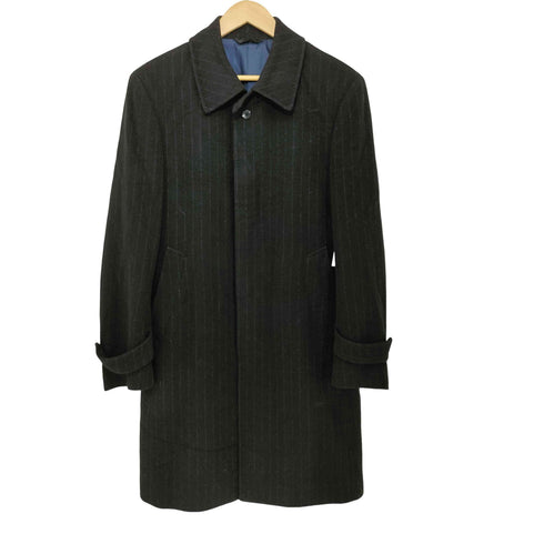 フィールドハウス FIELD HOUSE カシミヤストライプ柄コート メンズ JPN:46
