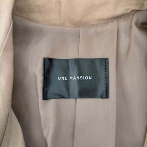 ユヌマンション UNE MANSION チェック配色トレンチコート レディース FREE