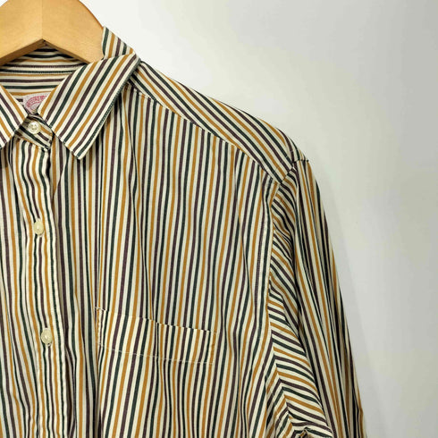 ブルックスブラザーズ BROOKS BROTHERS ストライプ柄ボタンシャツ メンズ import:M