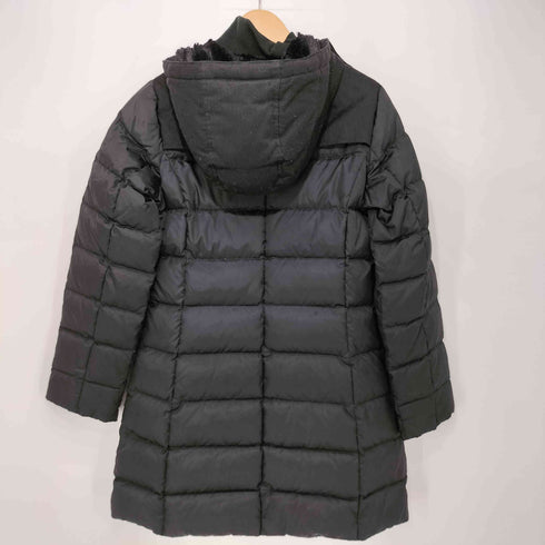 バナナリパブリック BANANA REPUBLIC 素材切替 ファーフード ダウンコート レディース import:S