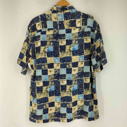 ピエールカルダン pierre cardin 韓国製 総柄レーヨンシャツ メンズ JPN:M