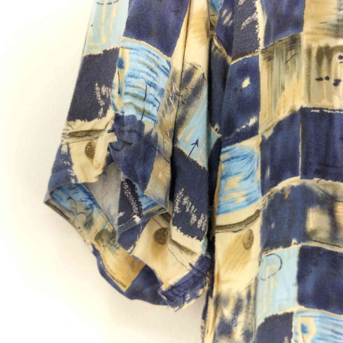 ピエールカルダン pierre cardin 韓国製 総柄レーヨンシャツ メンズ JPN:M