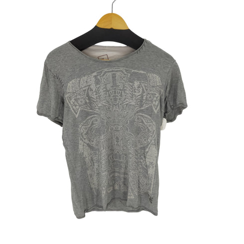 マリテフランソワジルボー MARITHE FRANCOIS GIRBAUD ステッチワーク 変形カットワーク Tシャツ レディース JPN:M