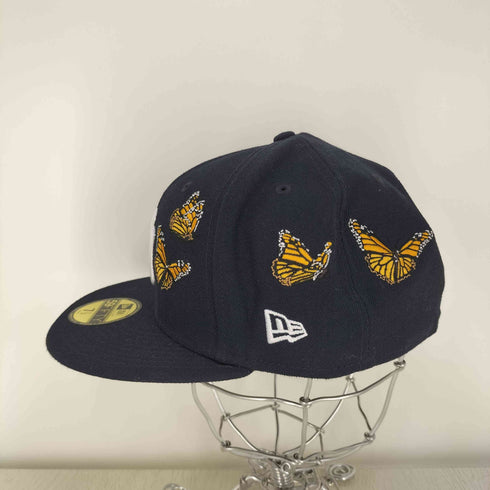 ニューエラ NEW ERA 59FIFTY バタフライ 蝶 刺繍 MLBチームロゴ キャップ メンズ 59.6cm