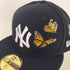 ニューエラ NEW ERA 59FIFTY バタフライ 蝶 刺繍 MLBチームロゴ キャップ メンズ 59.6cm