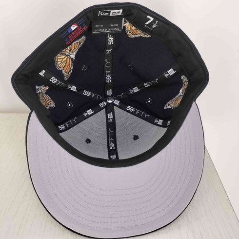 ニューエラ NEW ERA 59FIFTY バタフライ 蝶 刺繍 MLBチームロゴ キャップ メンズ 59.6cm