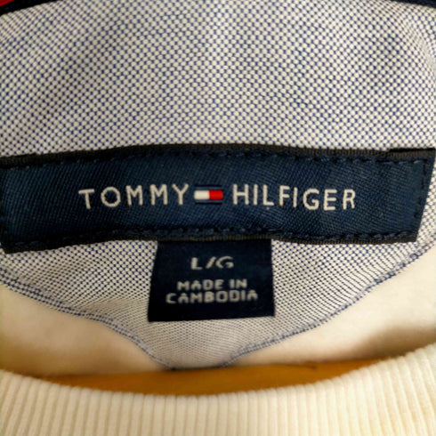 トミーヒルフィガー TOMMY HILFIGER ロゴ刺繍スウェットトレーナー メンズ JPN:L