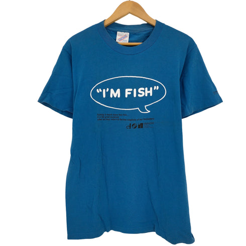 ユナイテッドスポーツ UNITED SPORTS 90s USA製 I'M FISH FISHMANS 渋谷系 ドリームポップバンド クルーネックTシャツ メンズ import:M
