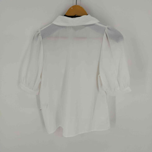コルザ COLZA 5分袖ボウタイブラウス レディース import:M