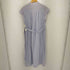 ヌキテパ NE QUITTEZ PAS Cotton Lurex Stripe Frill Sleeve Dress レディース FREE