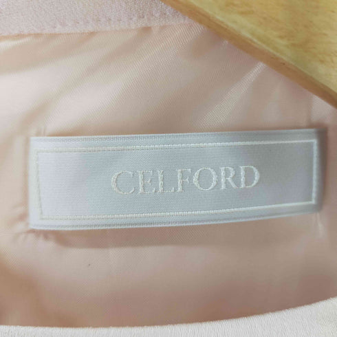 セルフォード CELFORD バックサテンプリーツワンピース レディース JPN:36