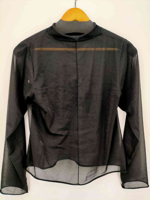 ミディウミソリッド MIDIUMISOLID シアーハイネックカットソー レディース
