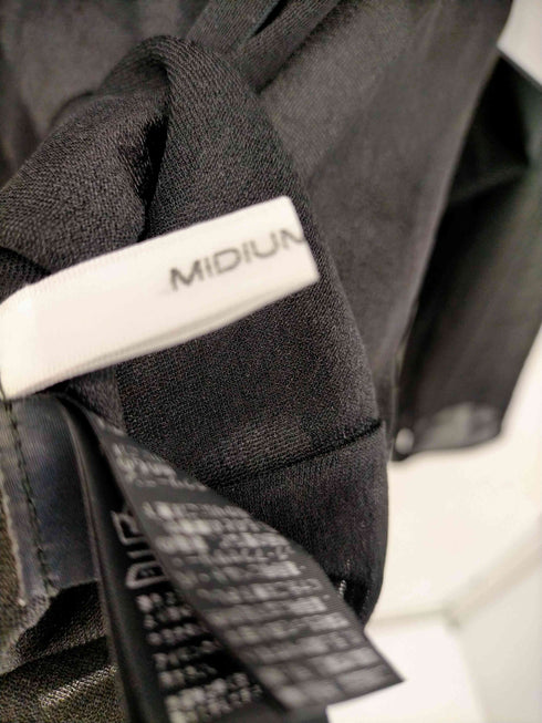 ミディウミソリッド MIDIUMISOLID シアーハイネックカットソー レディース