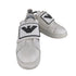エンポリオアルマーニ EMPORIO ARMANI Eagle Logo Patch Sneakers ベルテッド レザーローカットスニーカー メンズ uk9
