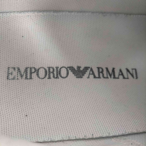 エンポリオアルマーニ EMPORIO ARMANI Eagle Logo Patch Sneakers ベルテッド レザーローカットスニーカー メンズ uk9