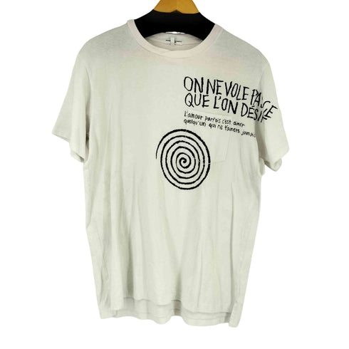 エンジニアードガーメンツ Engineered Garments 20SS PRINTED CROSS CREW NECK T-SHIRT メンズ JPN:M