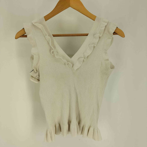 マチュアリー maturely 20SS Natural Cotton Back to Front Tank Top レディース