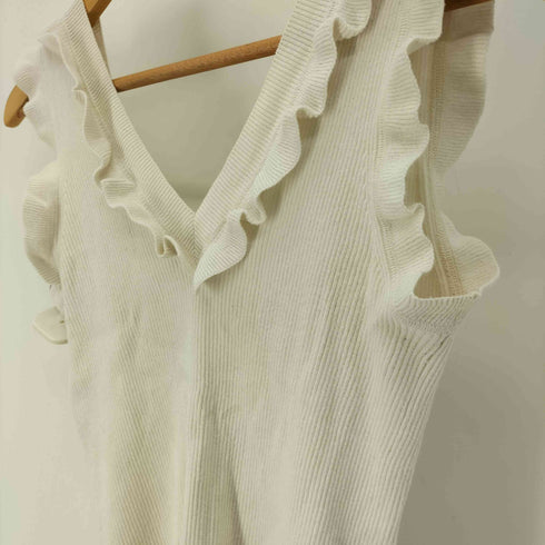 マチュアリー maturely 20SS Natural Cotton Back to Front Tank Top レディース