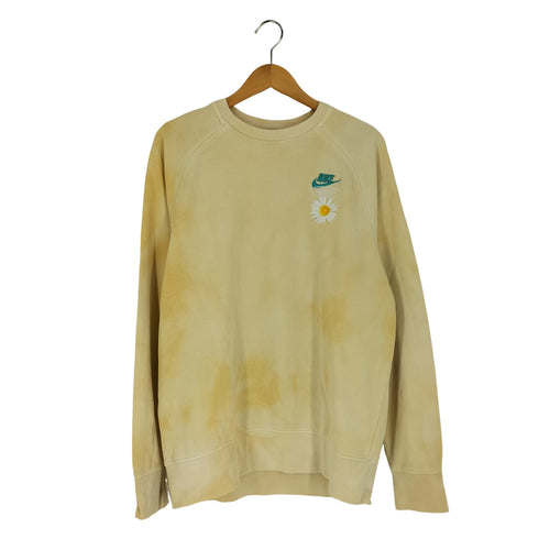 ナイキ NIKE Tie Dye Embroidered Daisy Round Neck タイダイエンブロイダリーデイジーラウンドネックスウェット メンズ import:XL