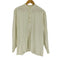 フルギ The J.PETERMAN COMPANY バンドカラー フロントギャザー プルオーバー スモック シャツ メンズ import:M