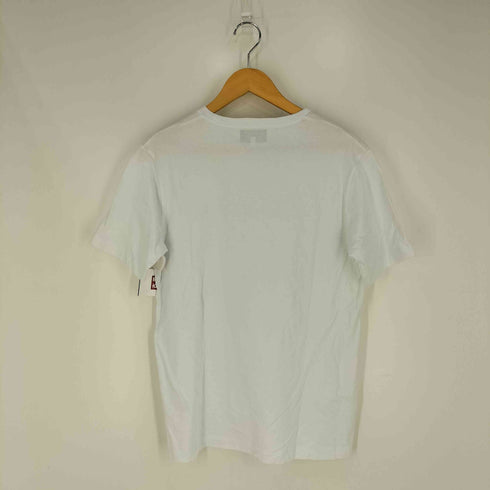 シーケーカルバンクライン ck Calvin Klein メタリックロゴプリント クルーネックTシャツ レディース import:L