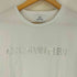 シーケーカルバンクライン ck Calvin Klein メタリックロゴプリント クルーネックTシャツ レディース import:L
