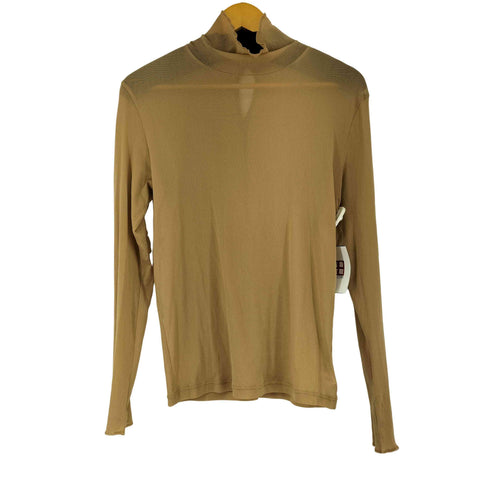 ロクビューティーアンドユースユナイテッドアローズ 6 BEAUTY & YOUTH UNITED ARROWS NYLON TULLE TURTLE NECK レディース