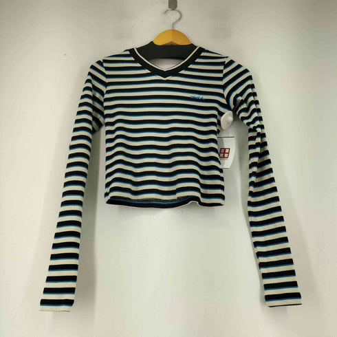 エックスガール X-girl 23SS MULTI STRIPE COMPACT TOP レディース JPN:S