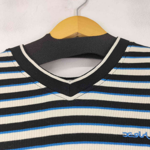 エックスガール X-girl 23SS MULTI STRIPE COMPACT TOP レディース JPN:S