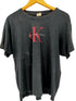 カルバンクラインジーンズ Calvin Klein Jeans 90S USA製 ロゴプリント S/S TシャツTシャツ メンズ JPN:L