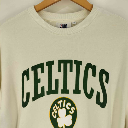 エヌビーエー NBA バスケットボールチームロゴプリント クルーネックスウェット メンズ import:M
